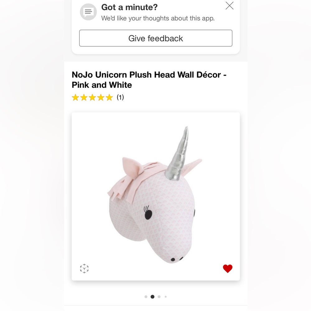 Unicorn wall decor